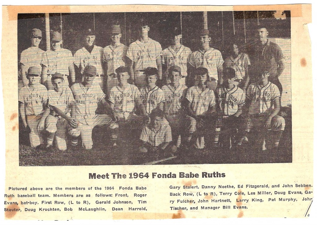 Fonda Baseball Team 1964